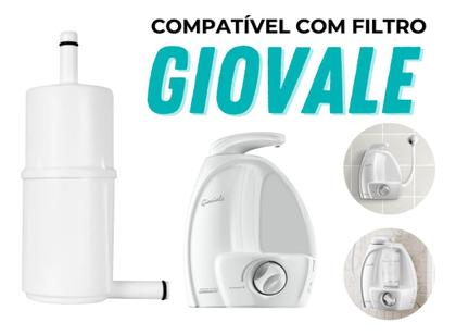 Imagem de Refil Filtro Compatível Com Lorenzetti Gioviale Purificador Hidrofiltros Hf Giovale