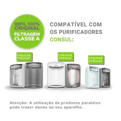 Imagem de Refil Filtro Consul Original CIX01AX  para Purificador CPC30 CPB35 e CPB36