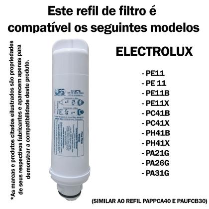 Imagem de Refil Filtro Fine Flow Compatível Electrolux PE 11B / PE11X / PAPPCA40 - WFS