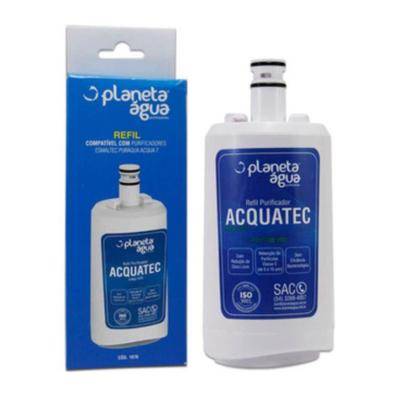 Imagem de Refil Filtro Planeta Água Acquatec Esmaltec Purágua 7 Reduz Cloro e Bactérias, INMETRO