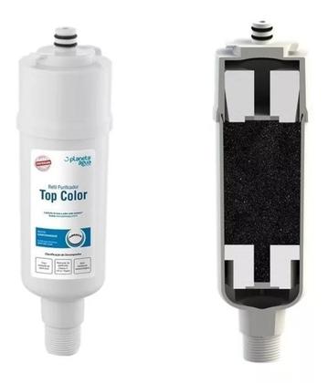 Imagem de Refil Filtro Vela Purificador Compatível Colormaq Premium Planeta Água Cor Branco