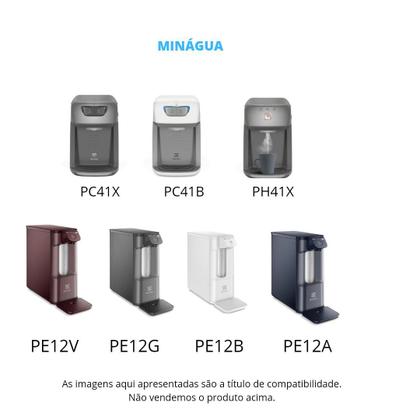 Imagem de Refil Filtro Vela Purificador Electrolux PH41, PE12A, PE12B, PE12G, PE12V, PC41B e PC41X Pure 4x Compatível Kit 3 WFS