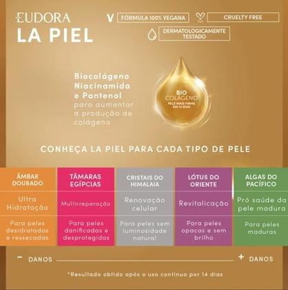 Imagem de Refil Hidratante Desodorante Corporal La Piel Âmbar Dourado 350ml