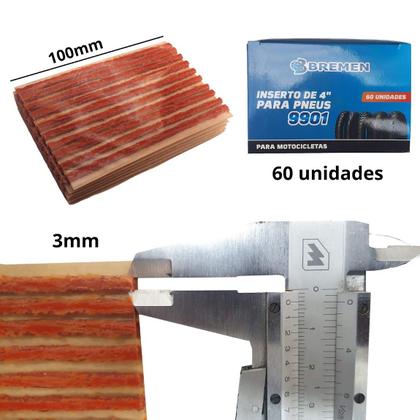 Imagem de Refil Inserto Macarrão 3mm Moto Cx 60 Unid Bremen