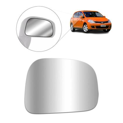 Imagem de Refil lente espelho retrovisor nissan tiida 2007 a 2013 lado direito