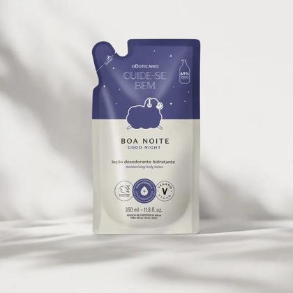 Imagem de Refil Loção Hidratante Corporal Cuide-se Bem Boa Noite 350ml