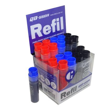 Imagem de Refil Marcador Quadro Branco QB 550R GrampLine 20 Unidades
