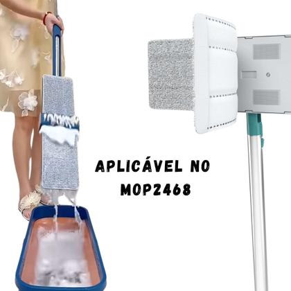 Imagem de Refil Mop Flat Hands Free Sem Contato Com Sujeira P/ Mop2468