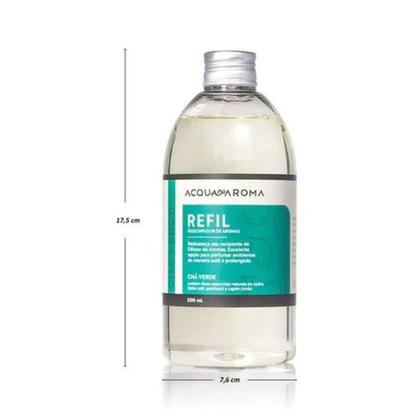 Imagem de Refil Óleo Difusor de Aromas Acqua Aroma 500ml Chá Verde