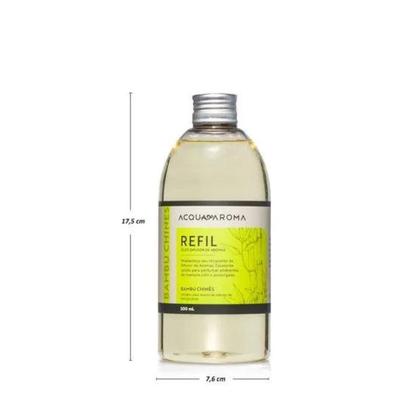 Imagem de Refil Óleo Difusor de Varetas Acqua Aroma 500ml Bambu Chinês
