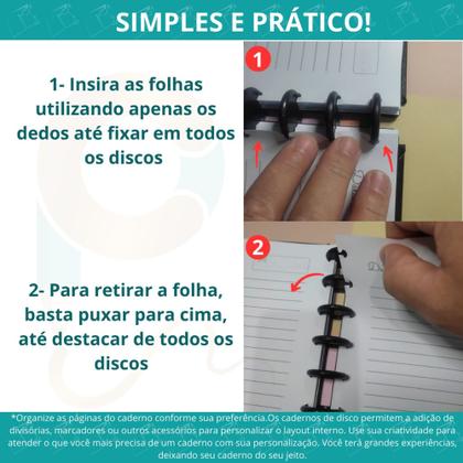 Imagem de Refil Para Caderno de Disco Sistema Inteligente  Abelhinha