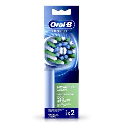 Imagem de Refil para Escova Elétrica Oral-B Pro Series Advanced Clean 2 Unidades
