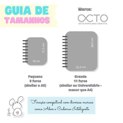 Imagem de Refil Pequeno Meu Dia Fls Sem Pauta - Caderno de Disco - 120g - OCTO