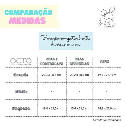 Imagem de Refil Pequeno Meu Dia Fls Sem Pauta - Caderno de Disco - 120g - OCTO