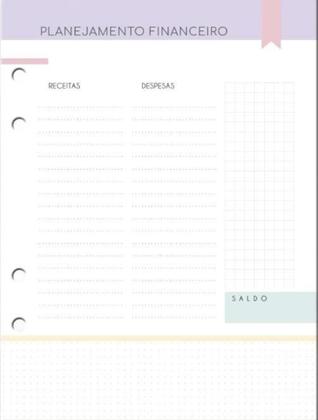 Imagem de Refil Planner Argolado 177X240 80FLSCadersil
