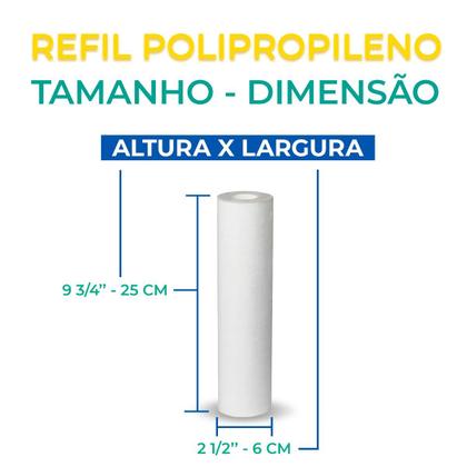 Imagem de Refil Polipropileno Filtro Loren Acqua 9 3/4 Lorenzetti