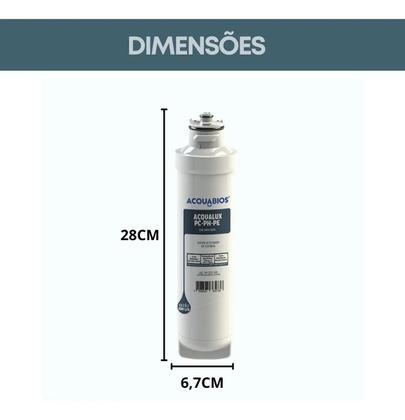 Imagem de Refil Purificador Compatibilidade Electrolux Acqualux Acquabios PC-PH-PE 1005-0054