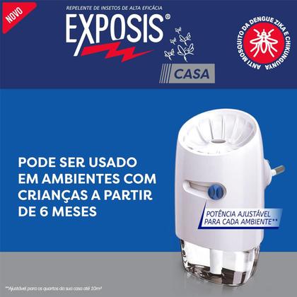 Imagem de Refil Repelente Elétrico Líquido Exposis Casa 32,9ml