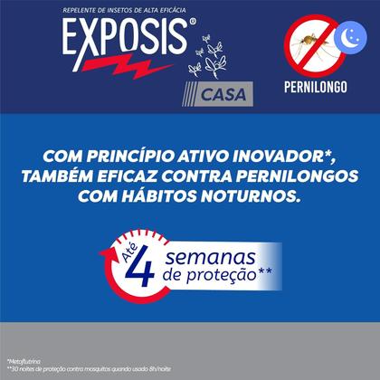 Imagem de Refil Repelente Elétrico Líquido Exposis Casa 32,9ml