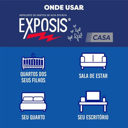 Imagem de Refil Repelente Elétrico Líquido Exposis Casa 32,9ml