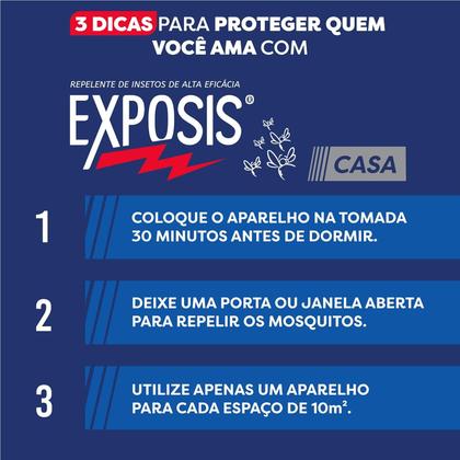 Imagem de Refil Repelente Elétrico Líquido Exposis Casa 32,9ml