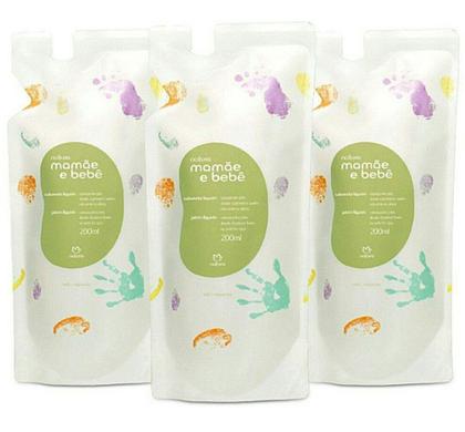 Imagem de Refil Sabonete Líquido da Cabeça aos Pés Mamãe e Bebê - Perfumaria Viva life