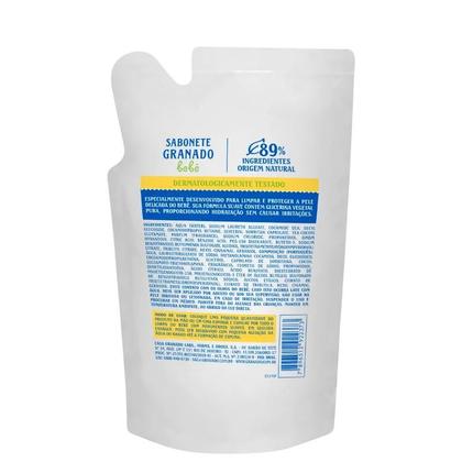 Imagem de Refil Sabonete Líquido de Glicerina Granado Bebê Tradicional 250ml - Hidratação e Conforto
