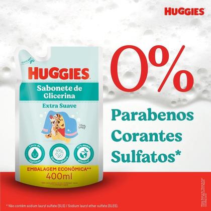 Imagem de Refil Sabonete Líquido Infantil de Glicerina Huggies Extra Suave 400ml