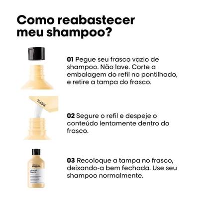 Imagem de Refil Shampoo Absolut Repair 500ML - L'Oreal Profissionnel