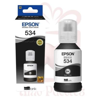 Imagem de Refil tinta Epson 534 preto original M1120 M1180 M3180 M3170