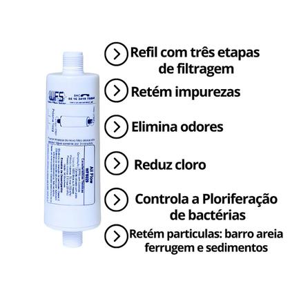 Imagem de Refil Vela Filtro Purificador Rosca Multiuso Dois Lados 1/2