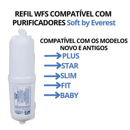 Imagem de Refil Vela Filtro Wfs Compativel Purificador Everest Slim