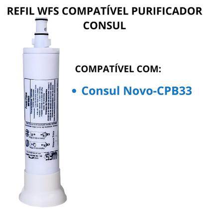Imagem de Refil Wfs Compatível Purificador Consul Cpb33ab Cor Branco