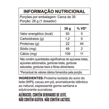 Imagem de Refil Wheydop Isolado - zero lactose - Elemento Puro 900g Puro 900g