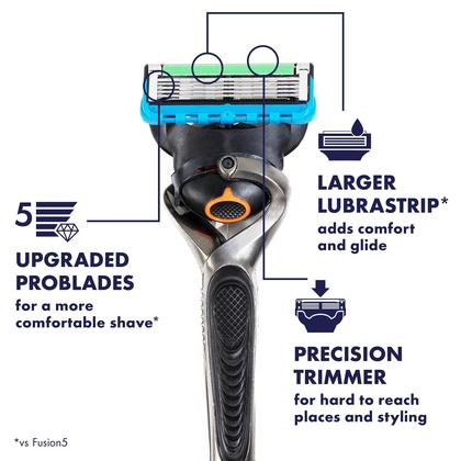 Imagem de Refis de Lâminas Gillette ProGlide para Homens - Pacote com 8 Unidades