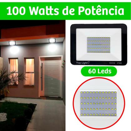 Imagem de Refletor 100W A Prova D'agua Led SMD Quadra Campo Quintal 