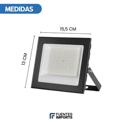 Imagem de Refletor 150w Led Rua Poste Energia Cabo Prova Dágua Elgin