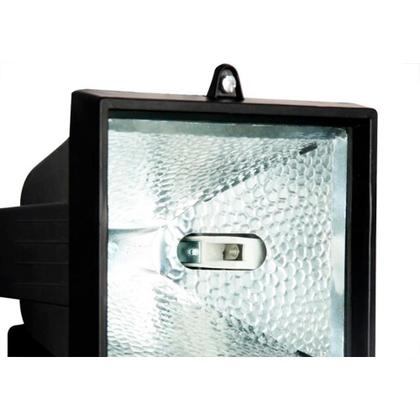 Imagem de Refletor Brasfort Com Sensor Halogena 500W Preto 8903