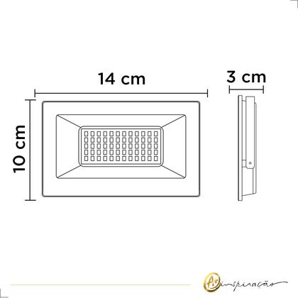 Imagem de Refletor De LED 50W 6500K Bivolt IP65