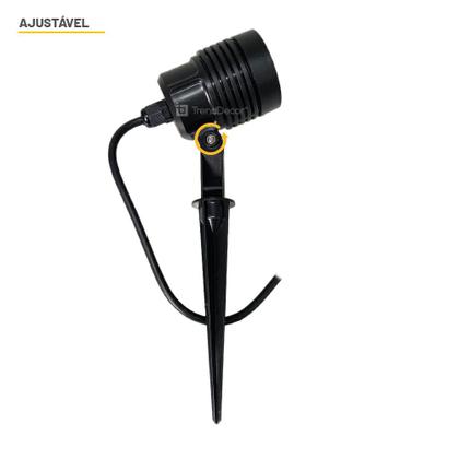Refletor Espeto Taschibra Noir 6W MR16 Preto Imagem de Refletor Espeto Taschibra Noir 6W MR16 Preto
