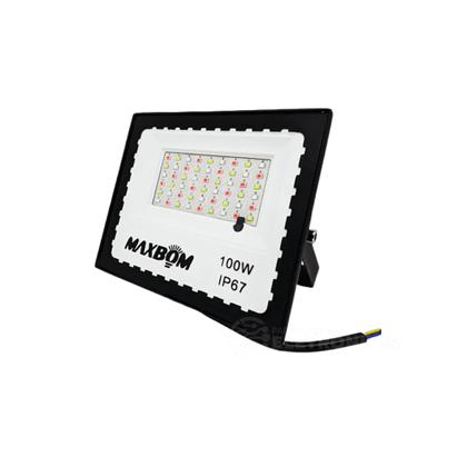 Imagem de Refletor Holofote Rgb 100w Led 16cores Controle Vitrines Jardim Fachadas 609714