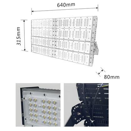 Imagem de Refletor Industrial Luminária Led Holofote 6000K IP66 400W