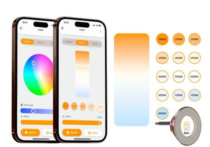 Imagem de Refletor Led 10W Inox 316 Slim RGB Premium para Iluminação de Piscina - Tholz