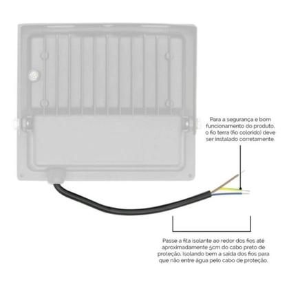 Imagem de Refletor Led 200w 400w Bivolt SMD Ip67 Resistente a água Luz Iluminação Externa Jardim Branco Frio Azul Verde RGB