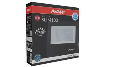 Imagem de Refletor Led Smd 100w 6500k Branco Frio Bivolt - Avant