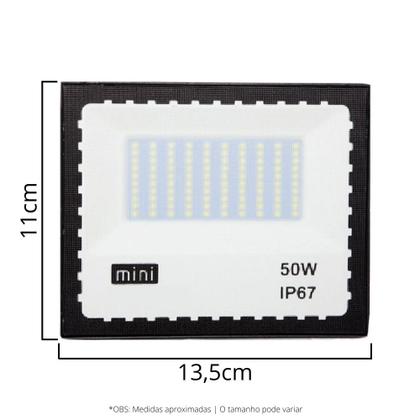 Imagem de Refletor Led Smd 50w Casa Jardim Bivolt Branco Frio