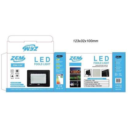 Imagem de Refletor Led Smd Zem Slim 100W À Prova D'Àgua 110V/220V