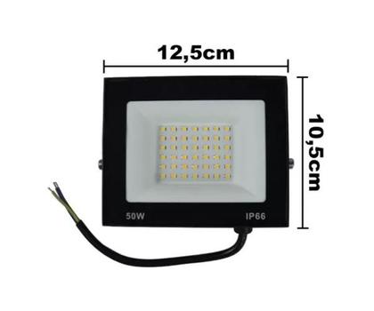 Imagem de Refletor Luminária Holofote Projetor Led 50w 4000k Bivolt