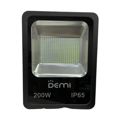 Imagem de Refletor Projetor LED Slim 200W 6500K Bivolt Preto - Demi