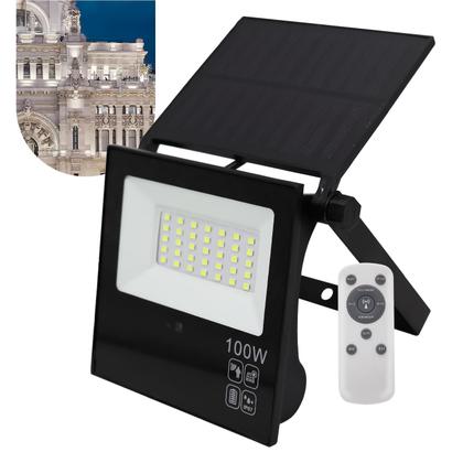 Imagem de Refletor Solar Led 100w Placa Prova Dágua Dobrável Ajustável